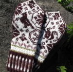 Quaker Sampler Mittens